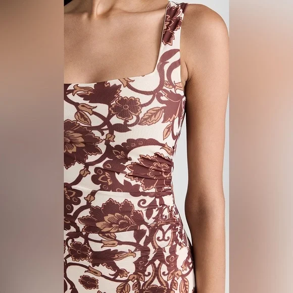 Rumer Maya Maxi Dress in Floral Chocolate, NWT, Small - Picture 3 of 4